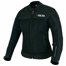 Motorradjacke Damen schwarz