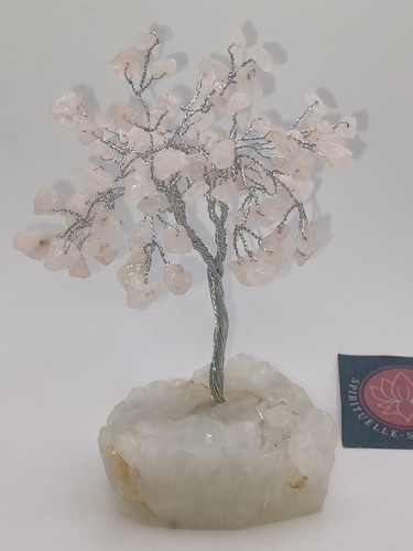 Kristallbaum rosenquarz mit - kristallbaum,