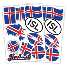 Länderfahnen Sticker Flaggen