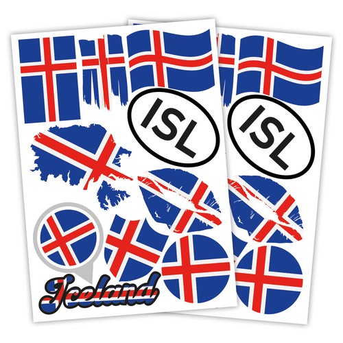 Länderfahnen sticker flaggen - länderfahnen,
