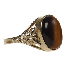 Ring in Gold 333 mit Tigerauge