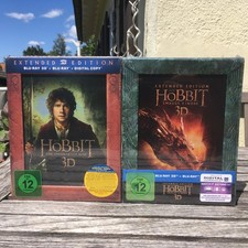 Der Hobbit 1 + 2 (Reise & Einöde) - 3D Blu-Ray Extended Edition (NEU & OVP)