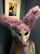 Custumise Hund Totenkopf Maske