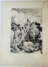 Max Slevogt Original Radierung