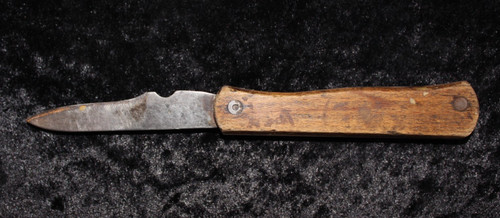 Antiker holz klappmesser - antiker,