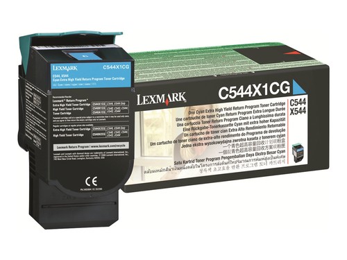 Lexmark c544x1cg tinte cyan - c544x1cg,