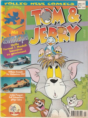 Tom jerry 1 1998 - tom, #1/1998,