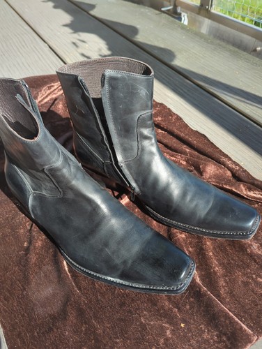 Biker boots hand made - biker, in
