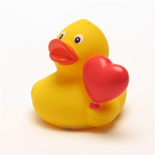 Badeente herzballon - badeente,