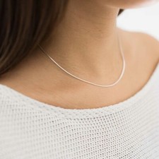 MATERIA Venezianerkette Silber