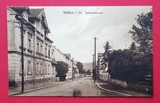 AK WILTHEN bei Bautzen um 1930 Blick in die Bahnhofstrasse   ( 31248