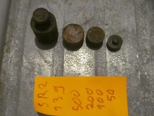 4alte Gewichte f Küchenwaage