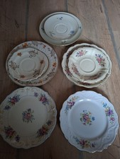 5x Alte Kuchen Kaffee Teller Rosenthal Schirnding Bavaria Zum Basteln Sammeln
