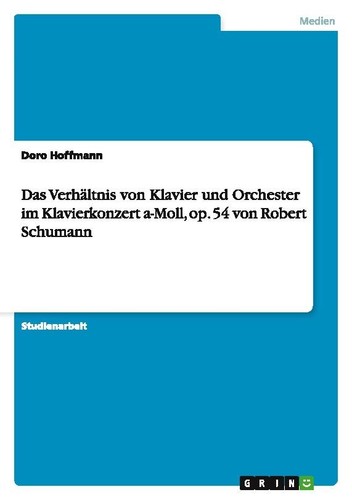 Das verhältnis von klavier - das,