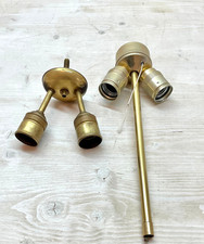 2 Lampenfassungen Doppelfassung Vintage Elektrik Zubehör E27 Upcycling Umbau Lam