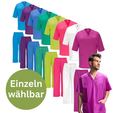 Ärztekittel Kasack Ärzteuniform Unisex Schlupfjacke Schlupfkasack Hose Auswahl