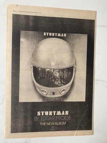 Edgar froese stuntman x - froese,