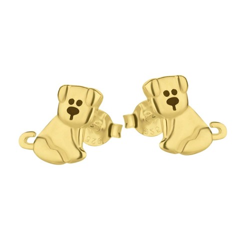 Ohrringe hund 925 silber - hund,