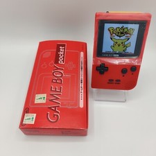 Nintendo GameBoy Pocket IPS-Screen Farbbildschirm 2,6" Original Rot OVP