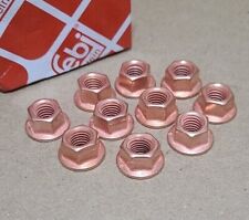 10x Febi Bilstein Kupfermutter Kupfermuttern M8 SW12 M8x1,25 Für Audi Bmw Vw 