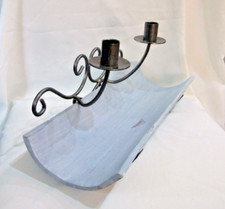 ERGO Kerzenhalter mit Keramikschale von GOEBEL * 30 cm * leicht beschädigt