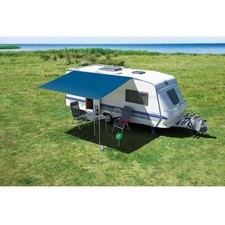 DWT Sonnendach Wohnwagen Flora 450x240 cm Gr. 6 blau Vorzelt Camping Zelt