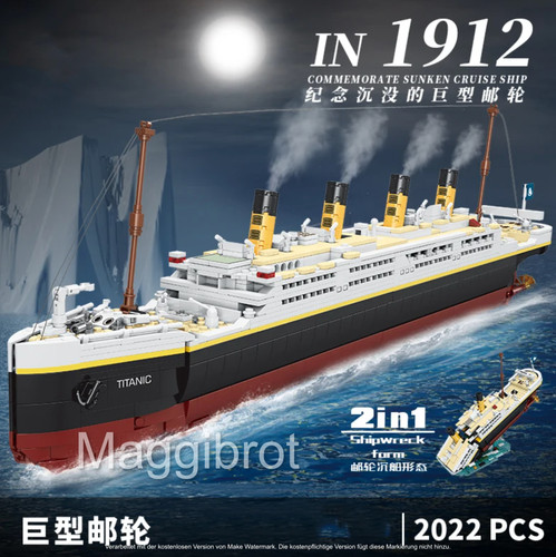 2in1 titanic schiffswrack - 2in1, +
