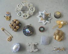 Konvolut broschen schmuck - 14,