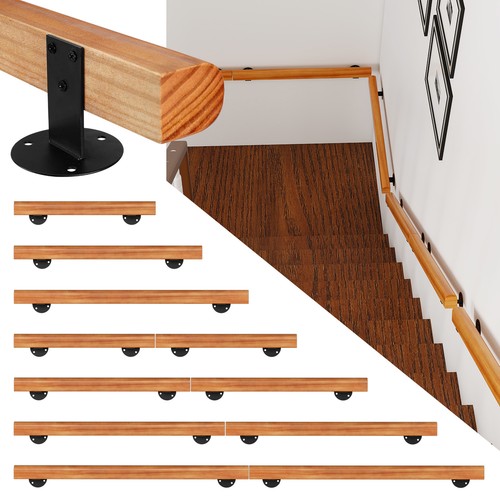 Holzhandlauf 200cm wand - 50-200cm,