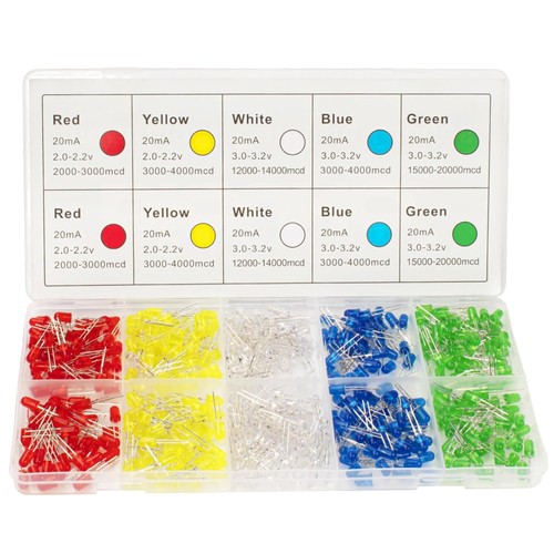 Led dioden sortiment - sortiment, 5mm