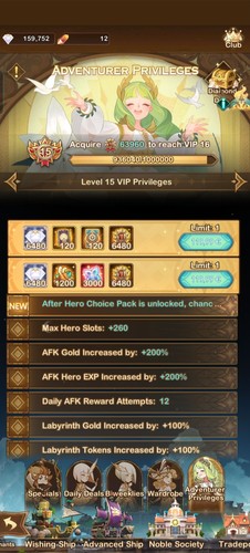 Afk arena end game account - arena,