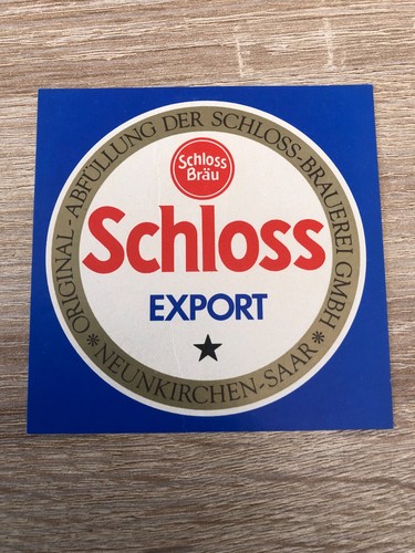 Bieretikett schlossbrauerei - bieretikett,