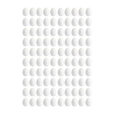 Unbemalte Styroporeier für