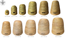 Bienenkörbe verschiedene Größen, Bienen, Imkerei, Bienenstock, Korbimkerei, Korb