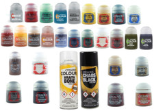 CITADEL COLOURS - Base, Layer , Contrast, Shade & Spray Paints by Games Workshop