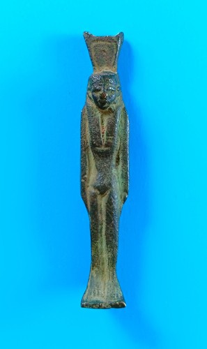 Bronze figur ägyptische - bronze-figur,