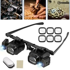 Lupenbrille mit led licht - lupenbrille,
