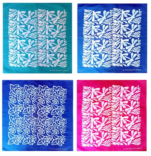 Bandana batikstil head wrap - bandana,