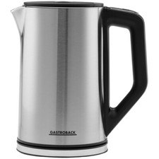 Gastroback Design Cool Touch Wasserkocher edelstahl Warmhaltefunktion 2200 Watt