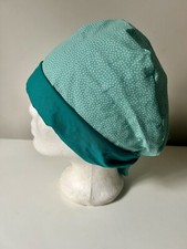 Selbstgenähte OP-Haube aus Baumwolle