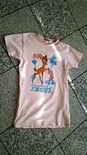 Bambi Disney Nachtkleid Nachthemd kurzarm Gr. 116/122  (0869)