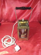 Alte Osmeka 1953 Eisenbahnlampe Eisenbahnlaterne Metall Messing (5715)