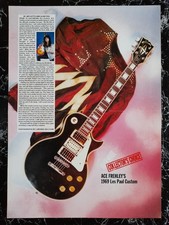 ACE FREHLEY*s 1969 LES PAUL CUSTOM * Collector's Choice Poster * USA * 1992