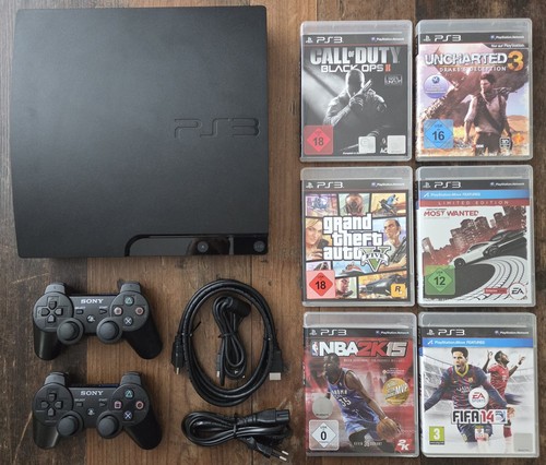 Sony ps3 slim - slim, charcoal