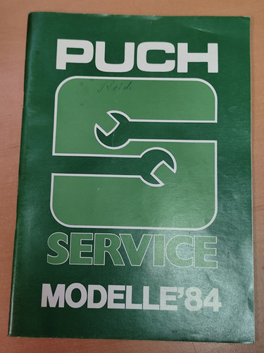 Puch service modelle 1984 - modelle,