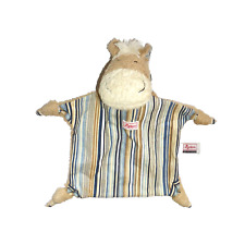 Sigikid Pferd Pony Esel braun beige & blau Schmusetuch Schnuffeltuch Kuscheltuch