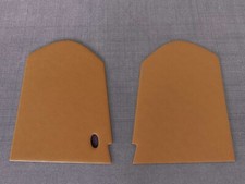 Fußraum A-Säulenverkleidung für Mercedes W113 Pagode ferig bezogen Cognac