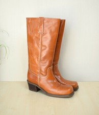 tolle Andrea Conti Farmer Boots Stiefel Gr. 41 Echtleder Blockabsatz Bikerstiefe