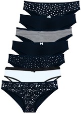 7 Damen Slips Unterhosen Hipster Unterwäsche Baumwolle Panty 34 36 38 40 42 44 