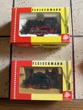 „2x Fleischmann HO Dampflokomotiven – 4020 BR 89 + 4000 OVP / guter Zustand